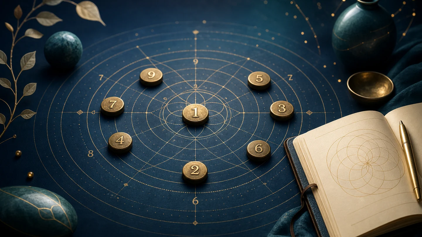Representação visual de Numerologia Simbólica