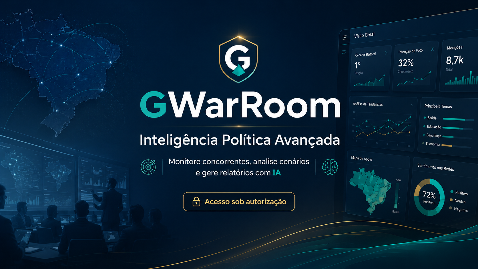 GWarRoom - Inteligência Política Avançada