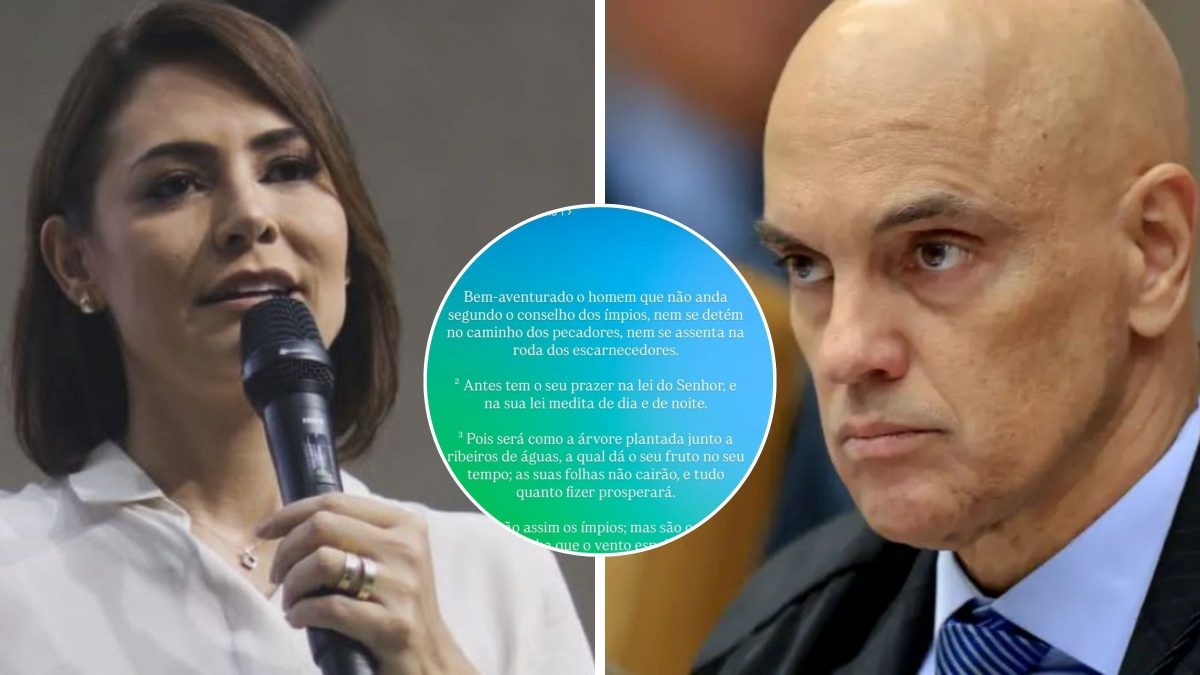 ‘Ímpios não subsistirão no juízo’: Michelle Bolsonaro manda ‘indireta bíblica’ após novas restrições impostas por Moraes