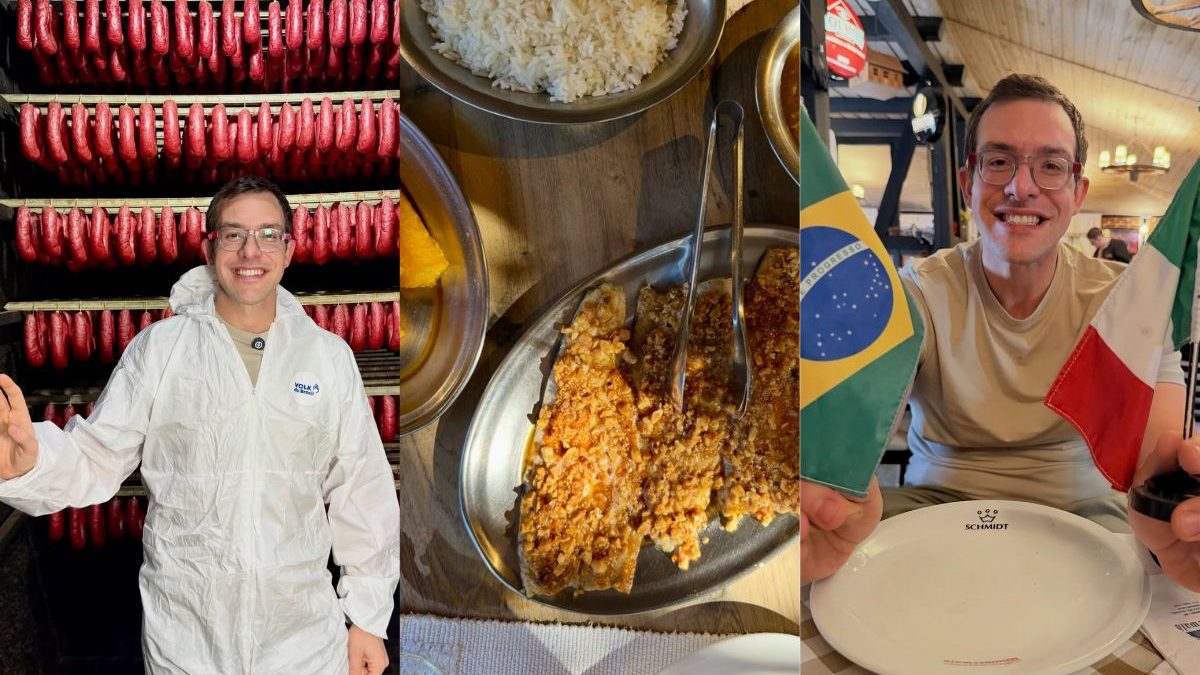 Chef italiano descobre tesouros gastronômicos escondidos no interior de SC: ‘Melhor truta da mia vida’