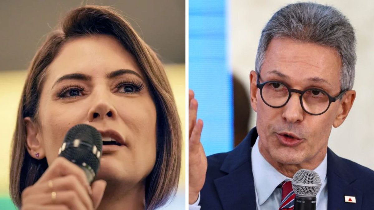 ‘Não pode ser cogitada’: Michelle Bolsonaro rebate Romeu Zema sobre chapa presidencial