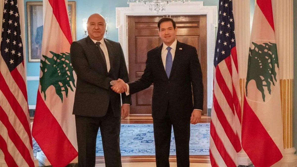 Marco Rubio encontra presidente do Líbado e elogia ‘esforços’ contra Hezbollah, milícia aliada do Irã
