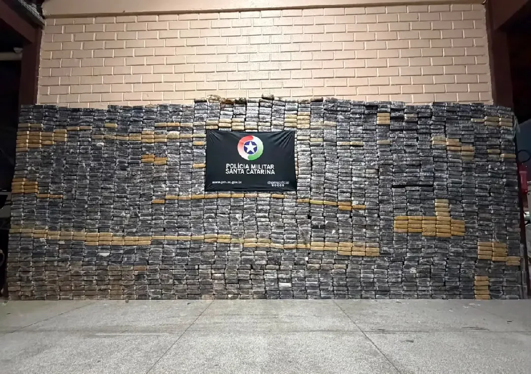 Operação apreende mais de 3,5 toneladas de cocaína em SC