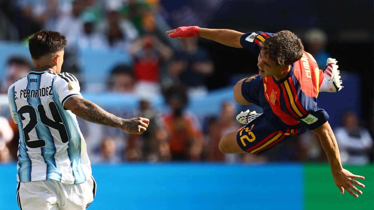 Espanha x Argentina: Enzo Fernández é expulso após ‘solada’ na final da Copa do Mundo; assista