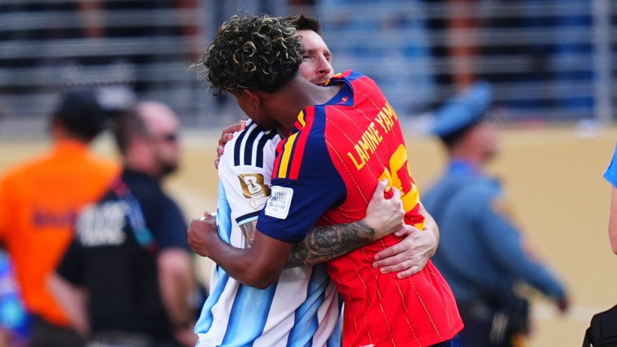 Yamal e Messi interagem após foto histórica e derrota da Argentina na final da Copa; assista