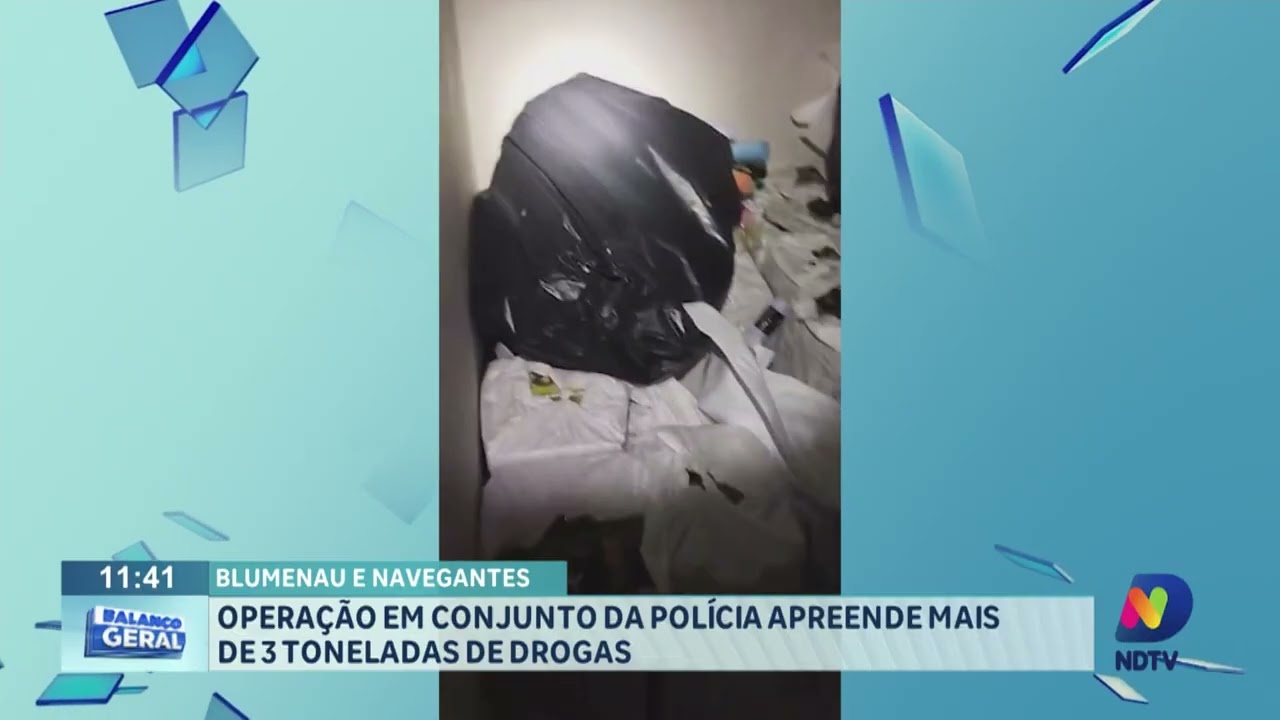 Operação: Polícia Militar apreende 2 mil kg de droga em Blumenau