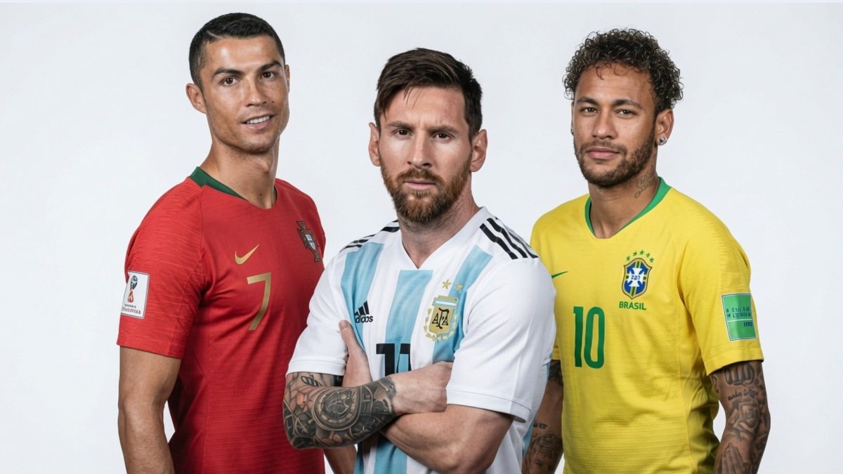 Última dança? Veja a idade de Messi, Cristiano Ronaldo, Neymar e outros craques na Copa de 2030