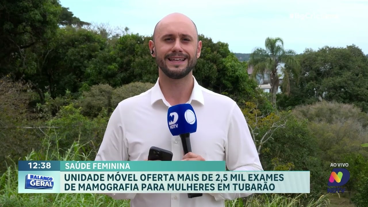 Unidade móvel oferece exames de mama gratuitos em Tubarão