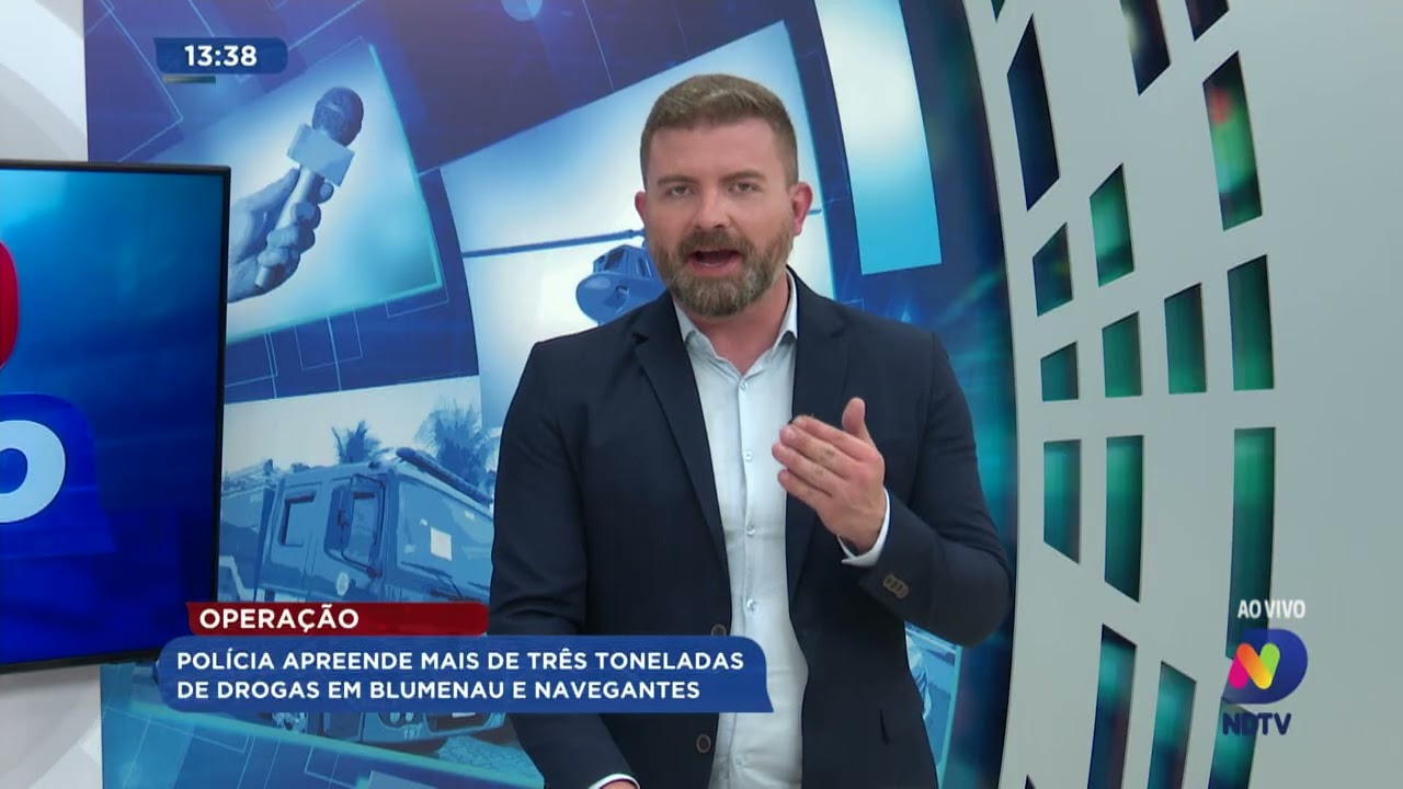 Operação: Polícia apreende mais de três toneladas de drogas em Blumenau e Navegantes