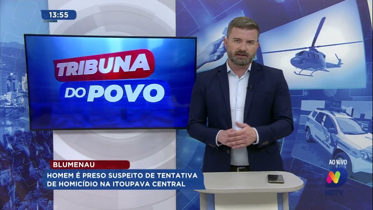 Blumenau: homem é preso suspeito de tentativa de homicídio na Itoupava Central
