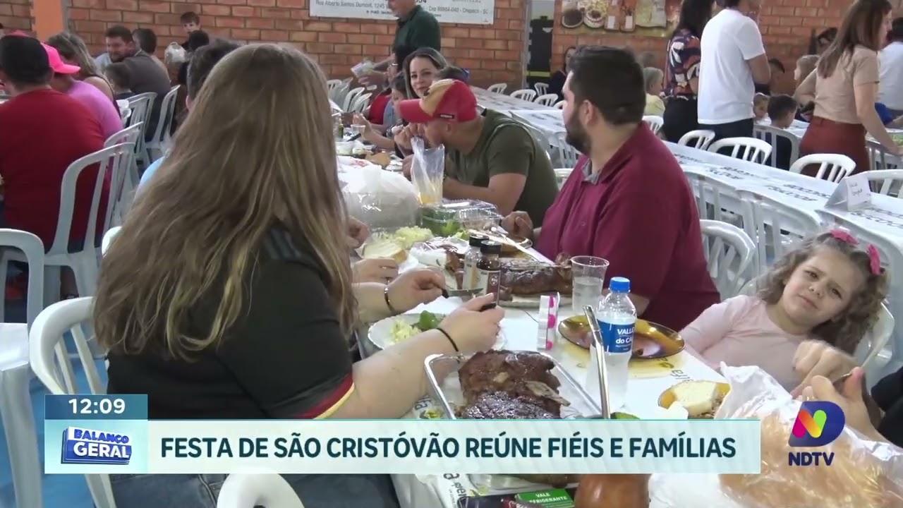 Festa da Comunidade São Cristóvão reúne fiéis em Chapecó