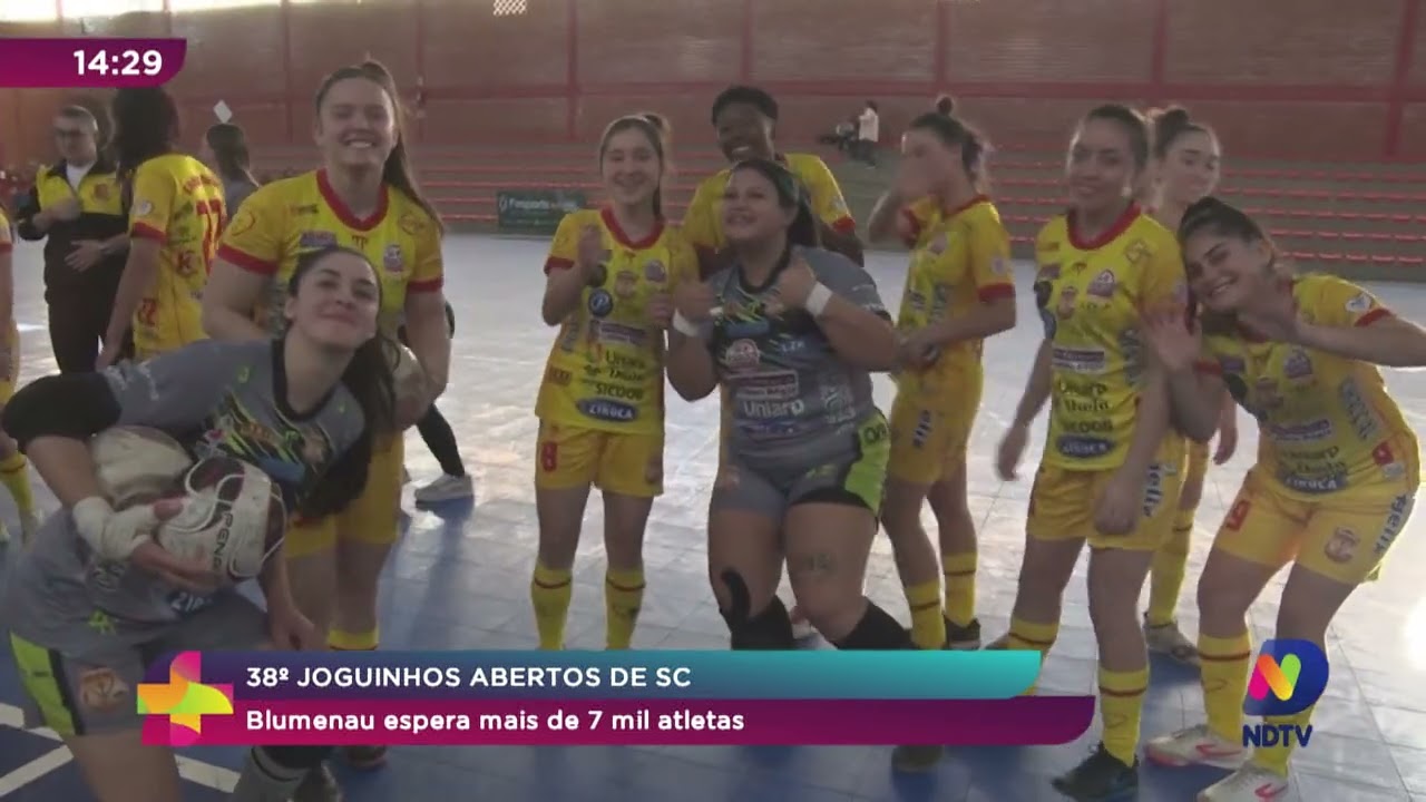 38° Joguinhos abertos de SC: Blumenau espera mais de 7 mil atletas