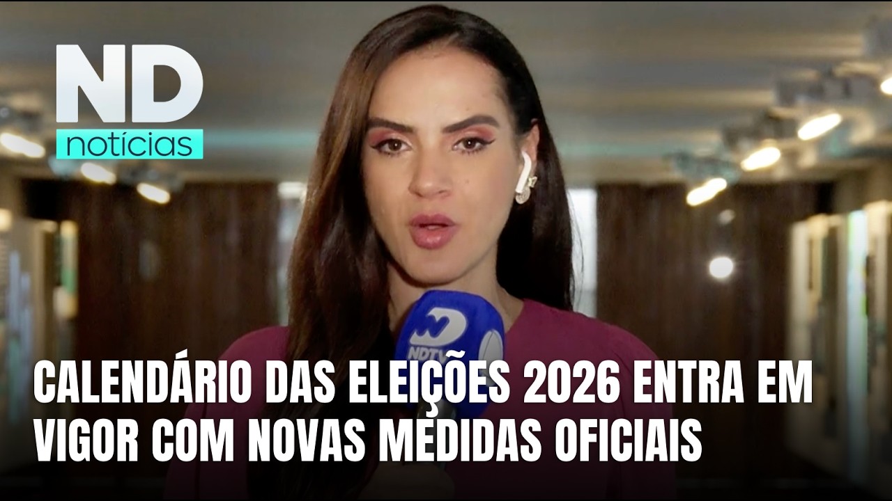 Justiça Eleitoral inicia oficialmente calendário das Eleições 2026