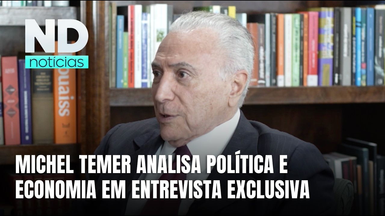 Entrevista exclusiva: Michel Temer comenta desafios do Brasil atual