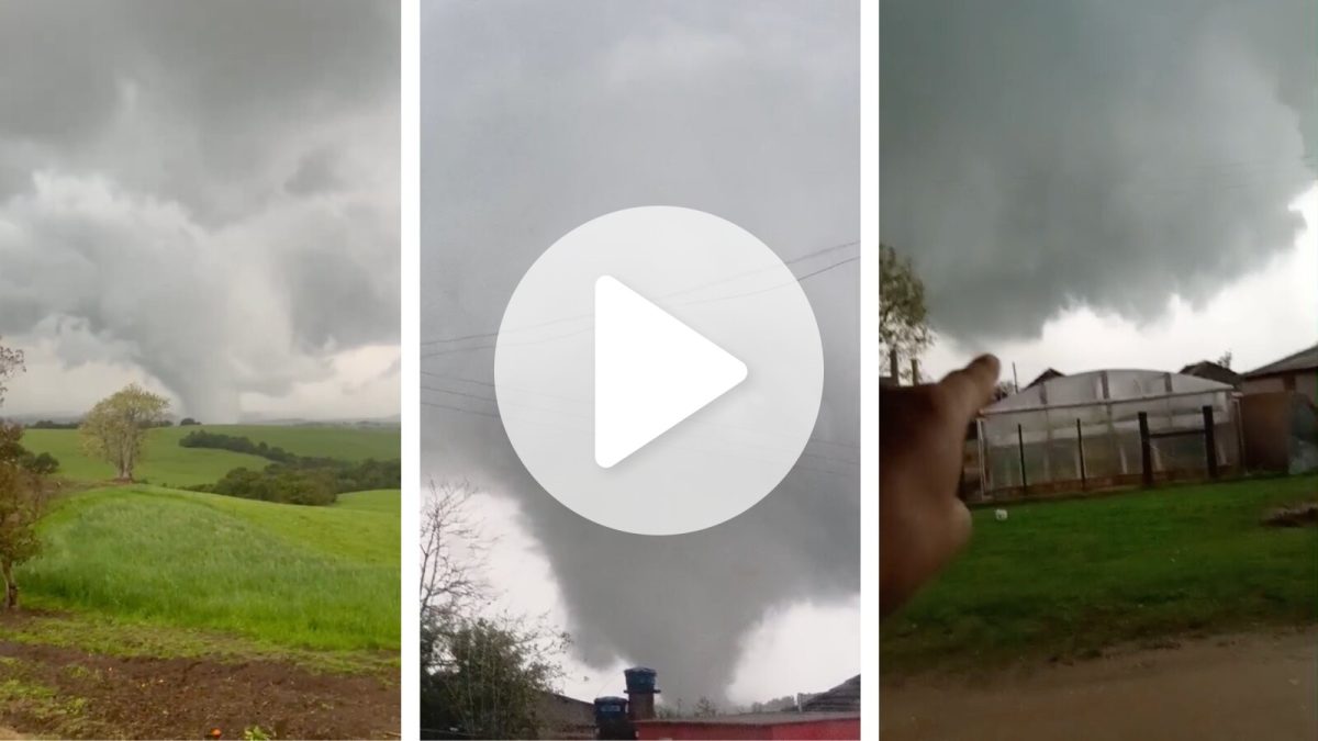 Vídeos mostram tornado em Pedro Osório (RS) que deixou rastro de destruição; Defesa Civil confirma fenômeno