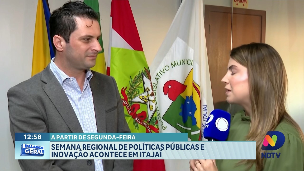 Semana Regional de Políticas Públicas e Inovação chega a Itajaí