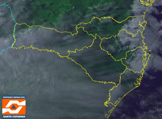 Monitoramento Meteorológico DC/SC 24/08 17:00 - Secretaria de Estado da Proteção e Defesa Civil de Santa Catarina