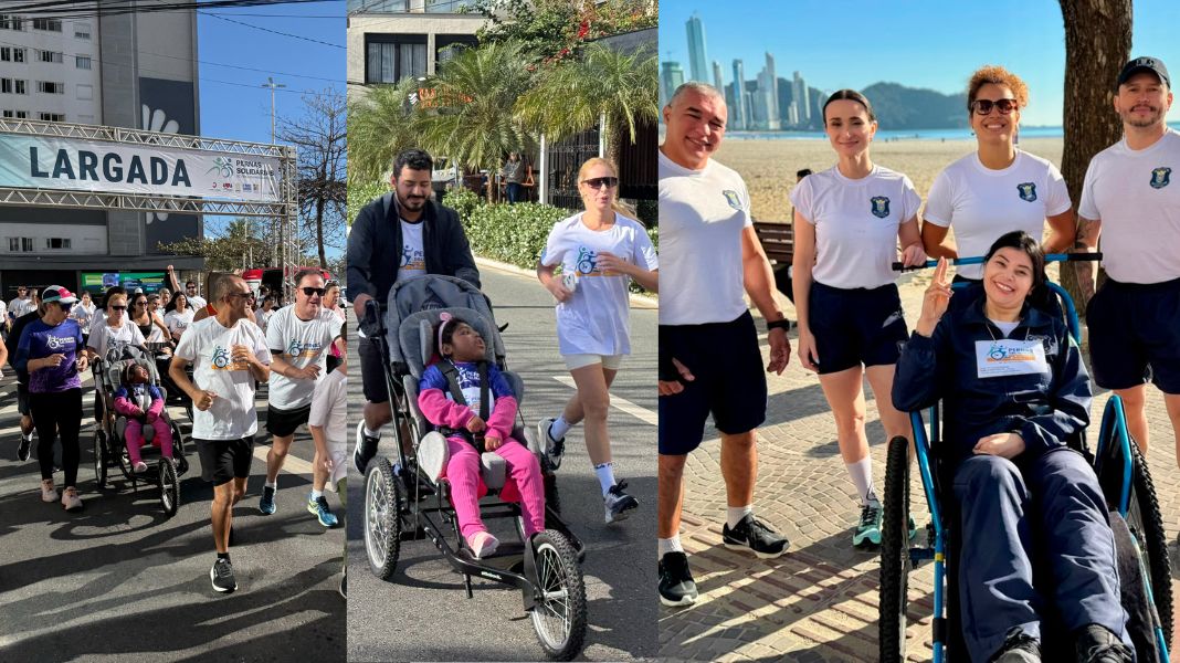 Dez anos após sofrer um AVC, guarda municipal reencontra a corrida no BC + Inclusa