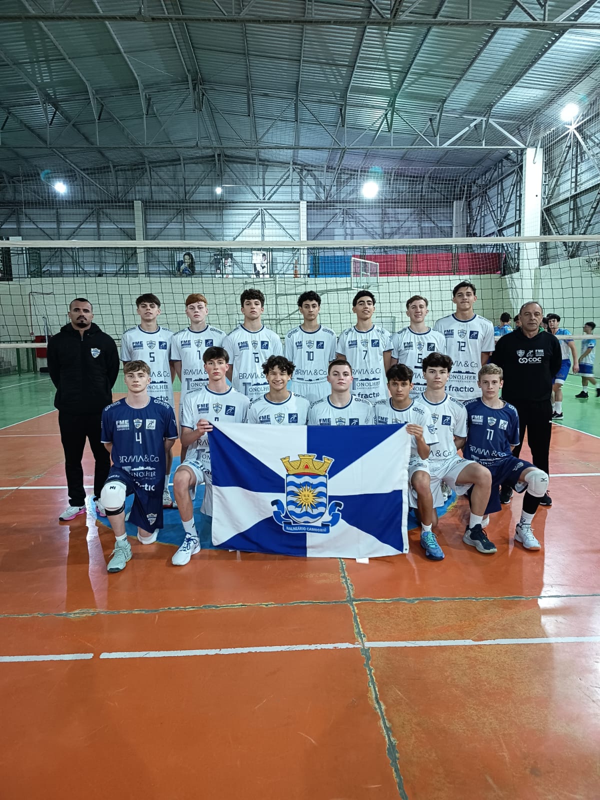 Voleibol de BC mantém liderança ao vencer disputas da 3ª Etapa do Campeonato Estadual Sub-17