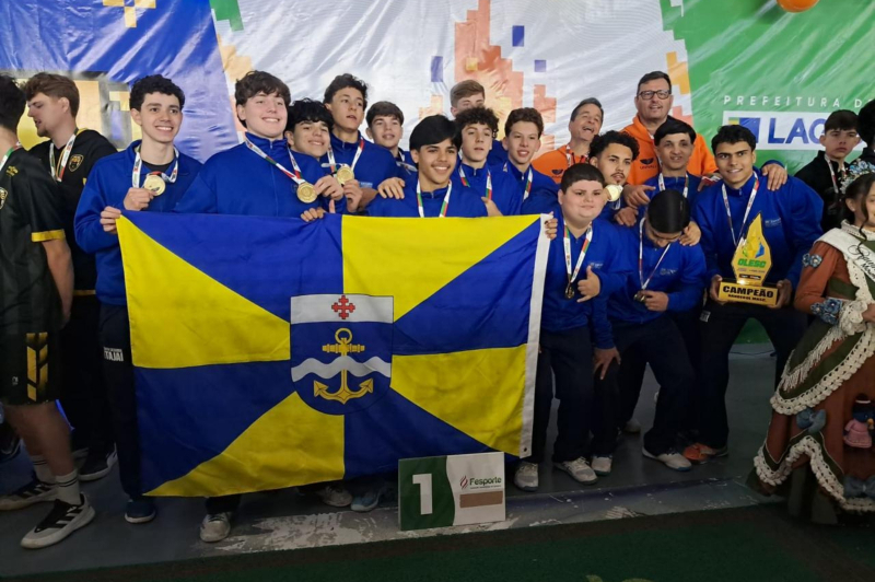 Handebol masculino de Itajaí é campeão da OLESC 2026