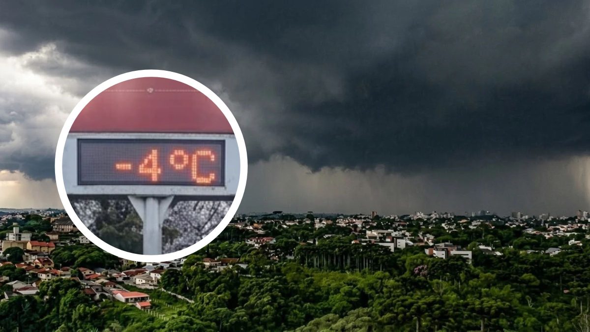Ciclone impulsiona massa de ar frio em 8 estados e derruba temperaturas com mínimas de até -4°C; veja onde o frio será intenso e quando a chuva volta