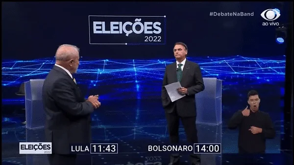 Relembre como foi o debate entre Lula e Bolsonaro na “Band” em 2022
