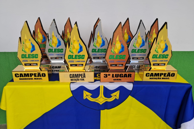 Itajaí é 3ª colocada na Olesc 2026 e soma 85 medalhas