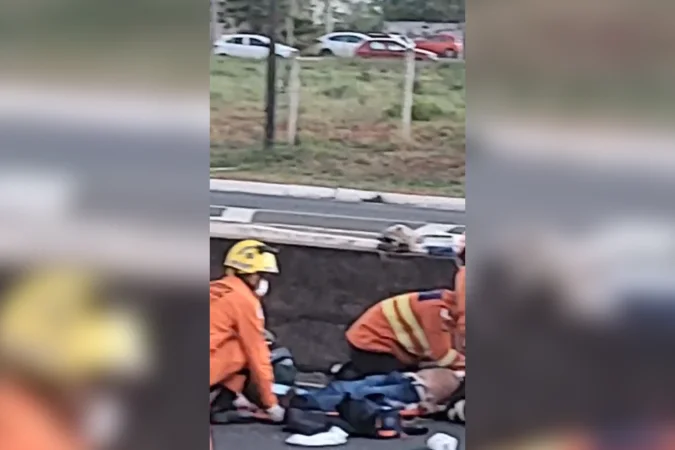 Motociclista morre após queda na Ponte JK