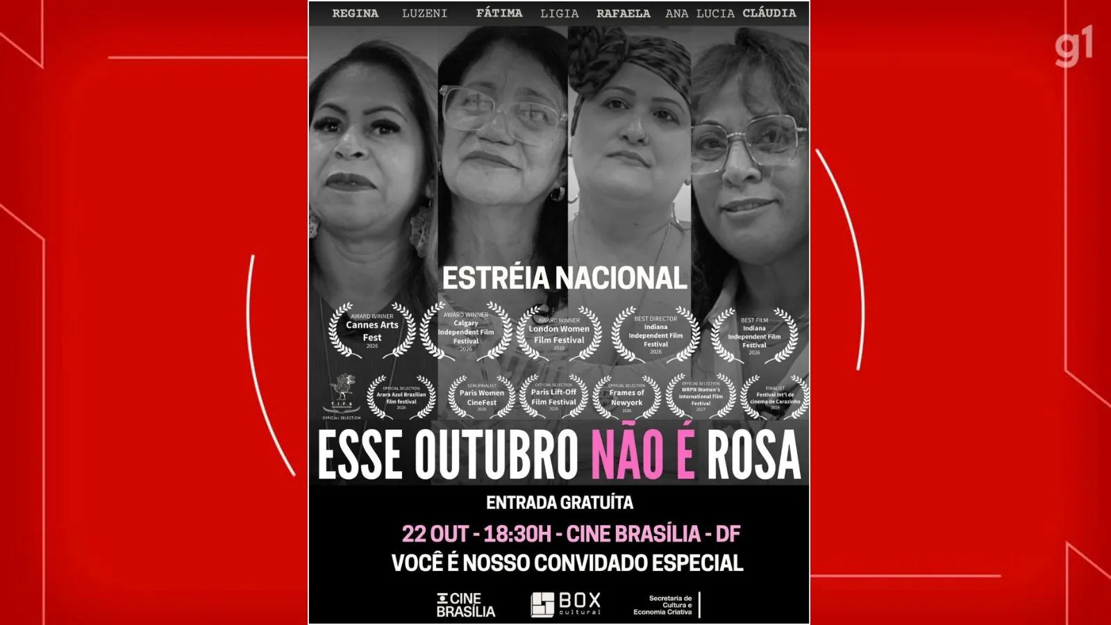 Documentário de Brasília mostra espera de mulheres com câncer de mama por tratamento no SUS