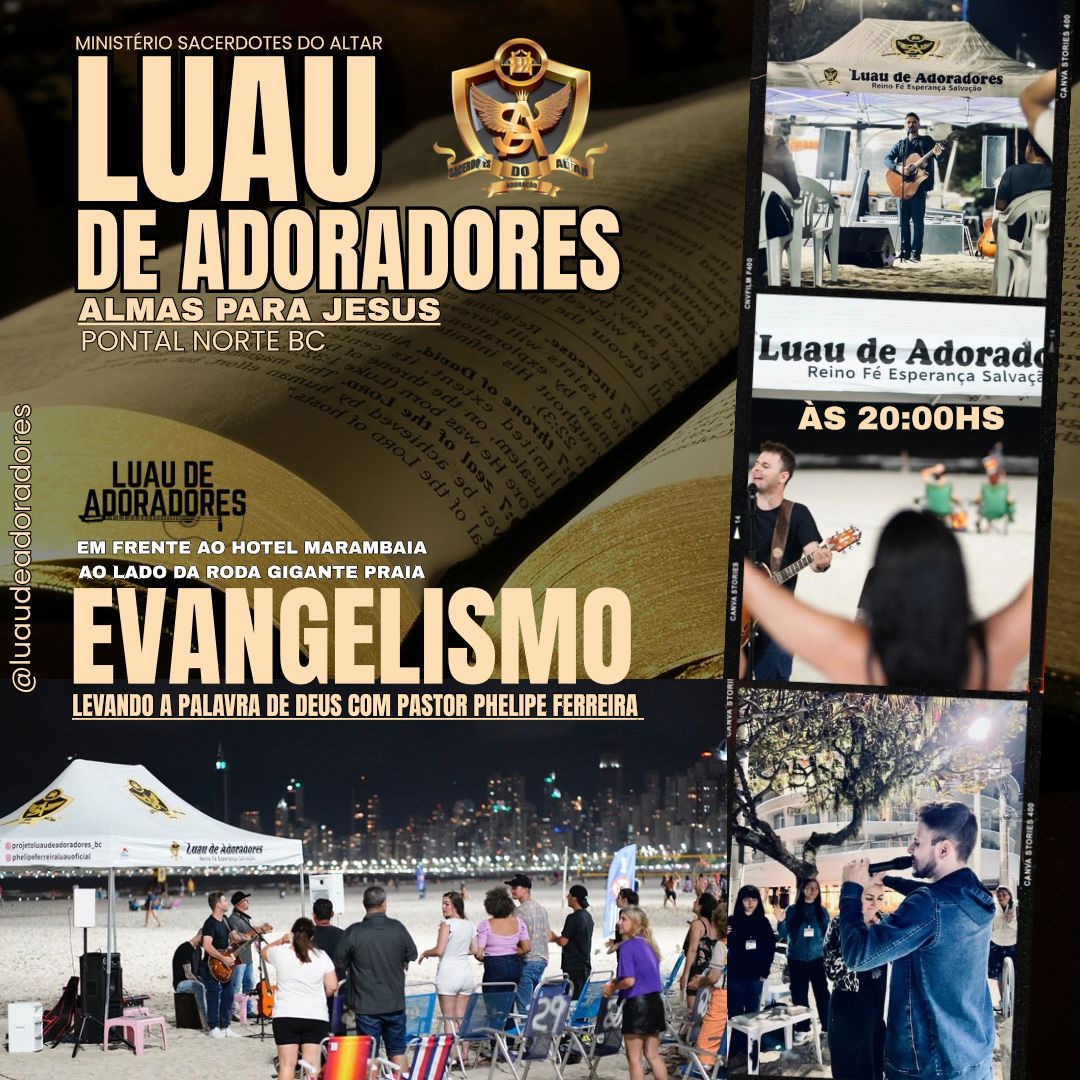 🔥 10 anos de Evangelismo na Praia: Conheça o Luau de Adoradores