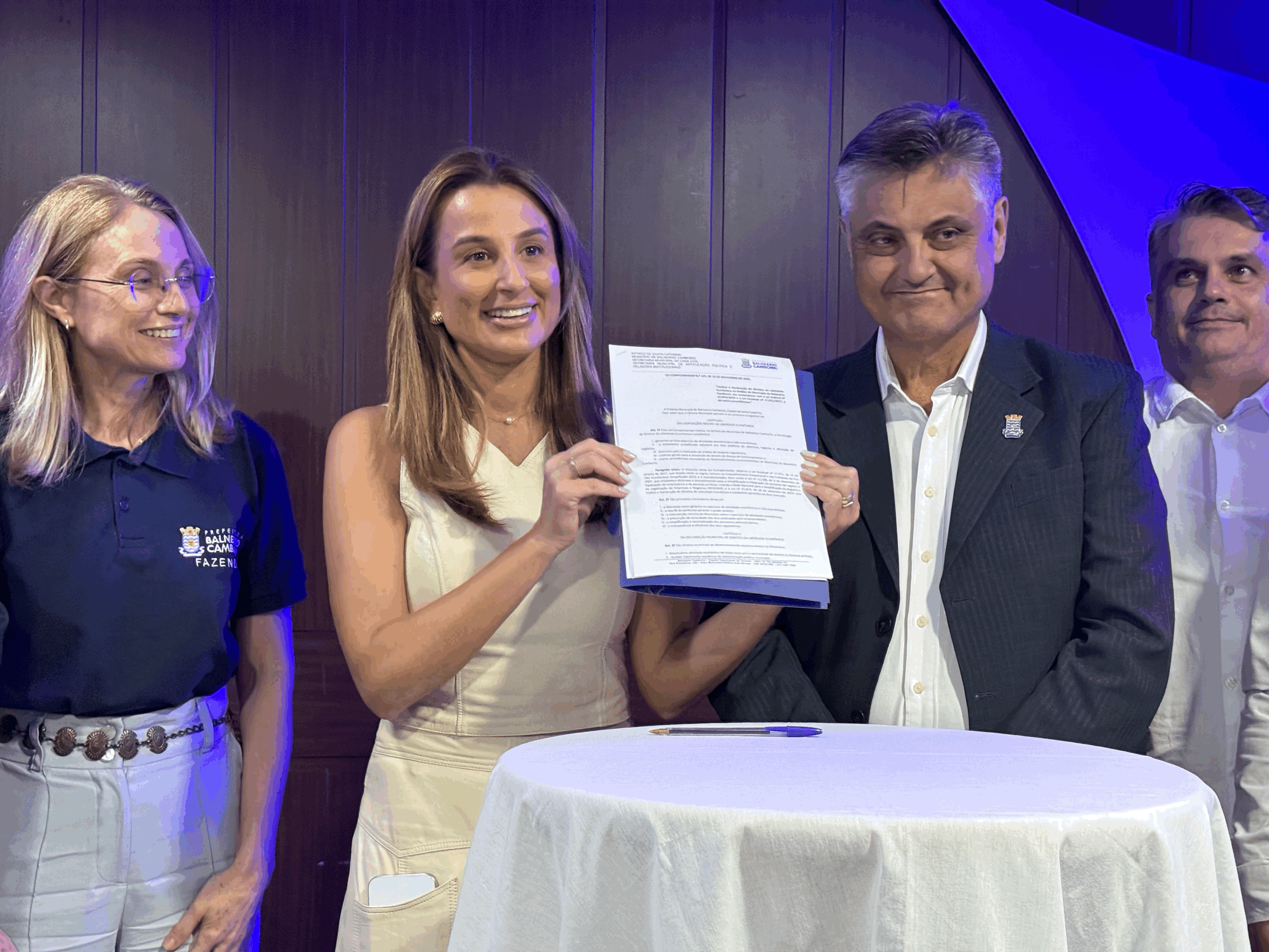 Lei da Liberdade Econômica de Balneário Camboriú é sancionada
