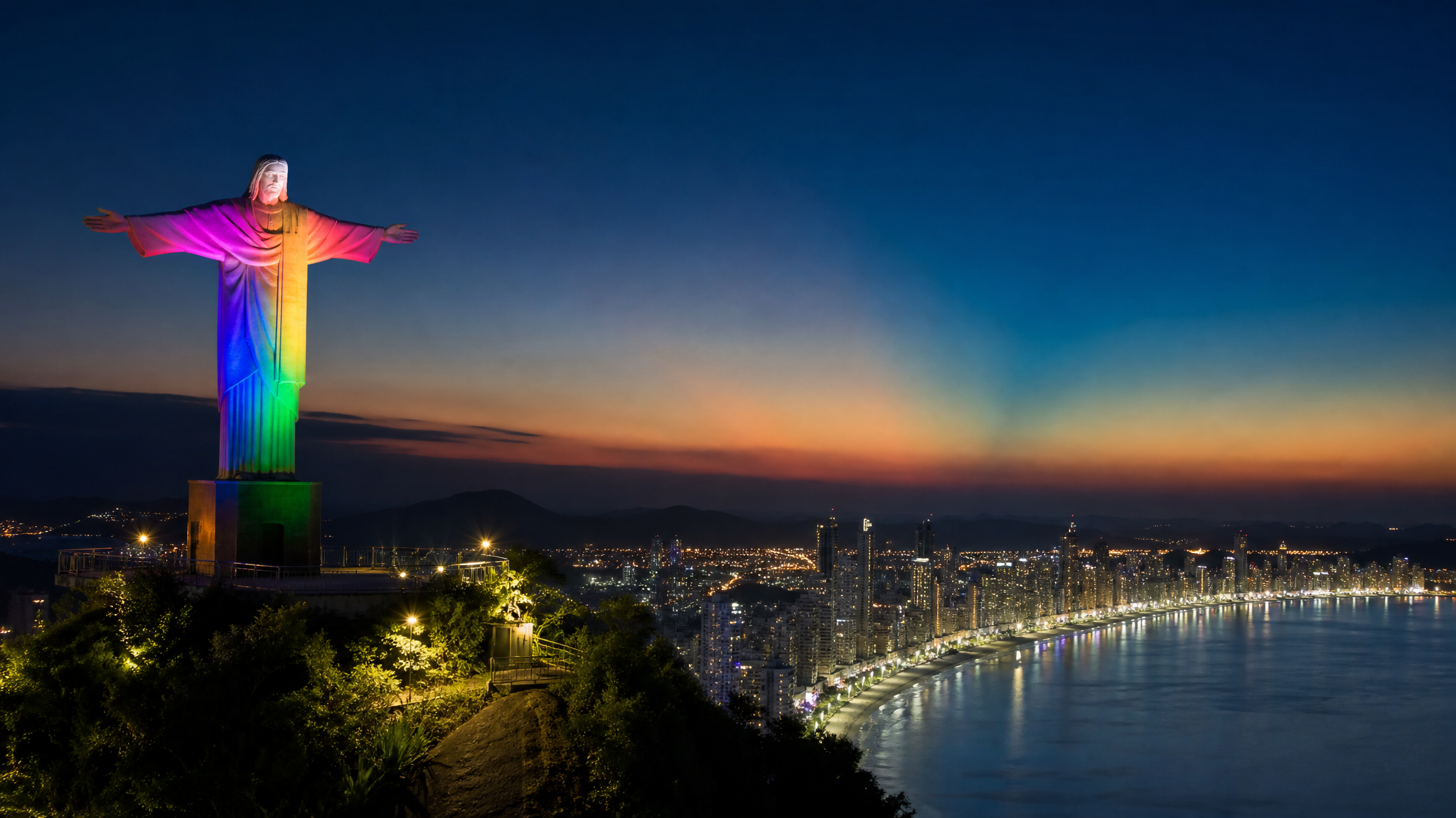 Capa da música Cristo Luz, Sete Cores Sobre a Cidade