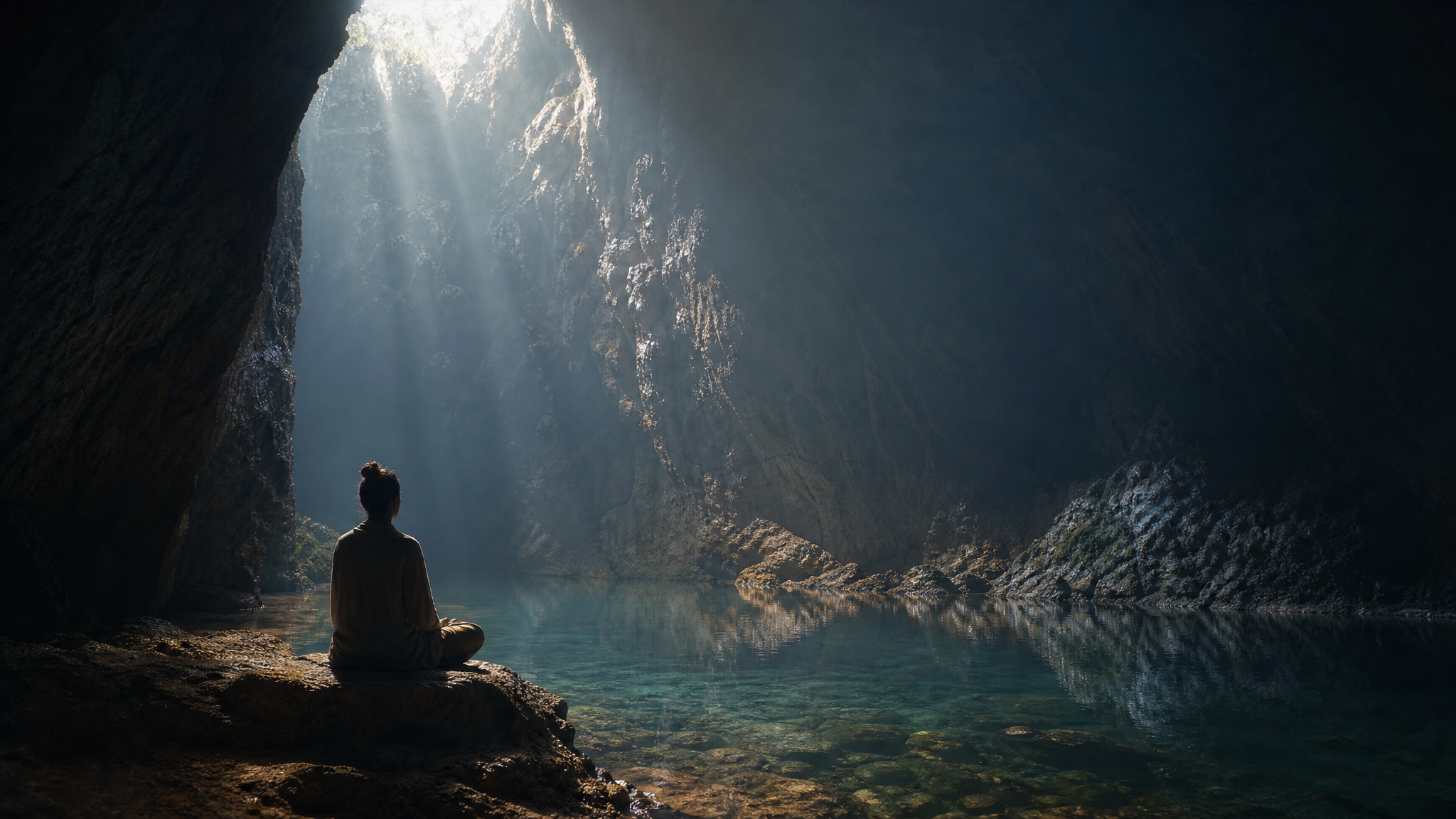 Capa da música Caverna de Silêncio