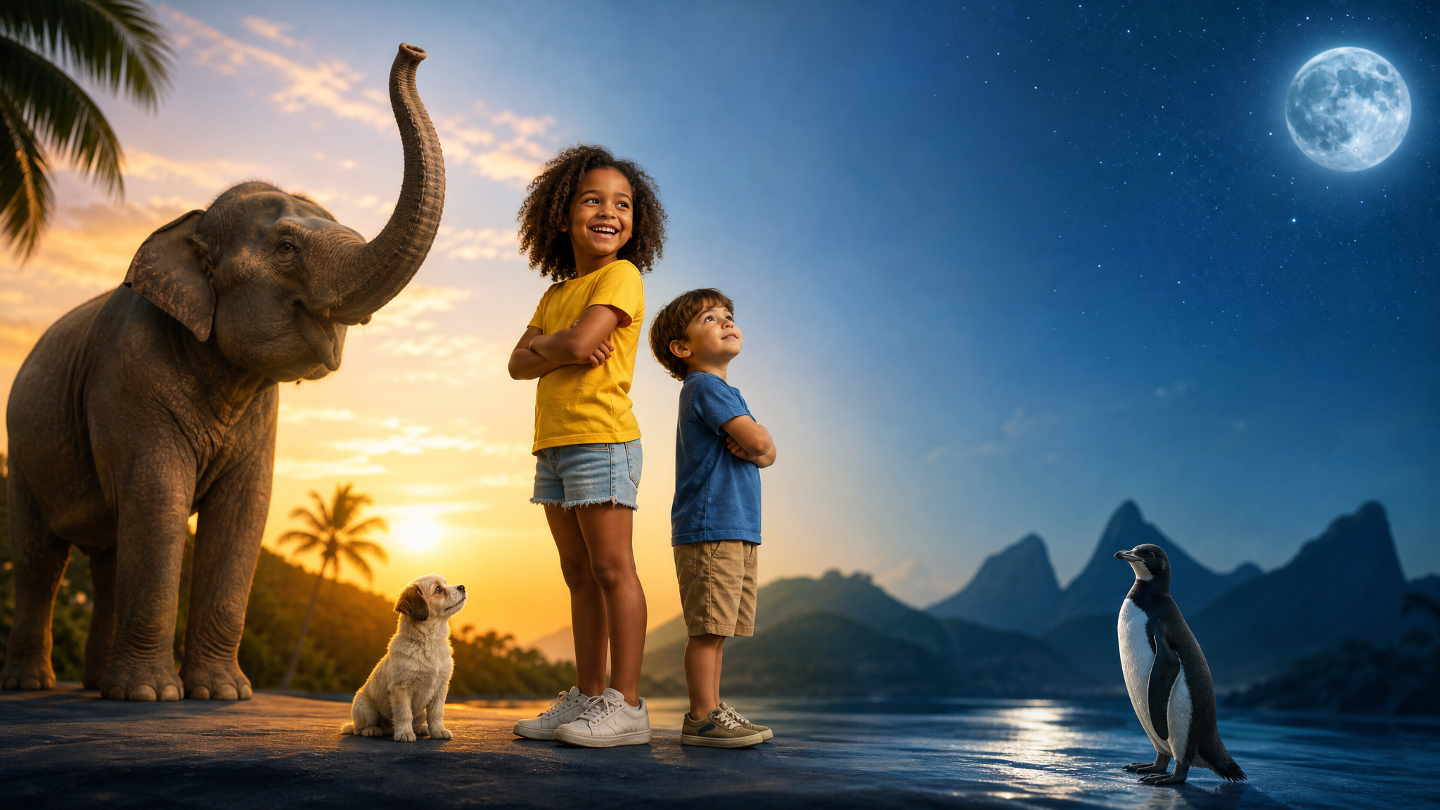 Capa da música Big and Small — Os Opostos em Inglês