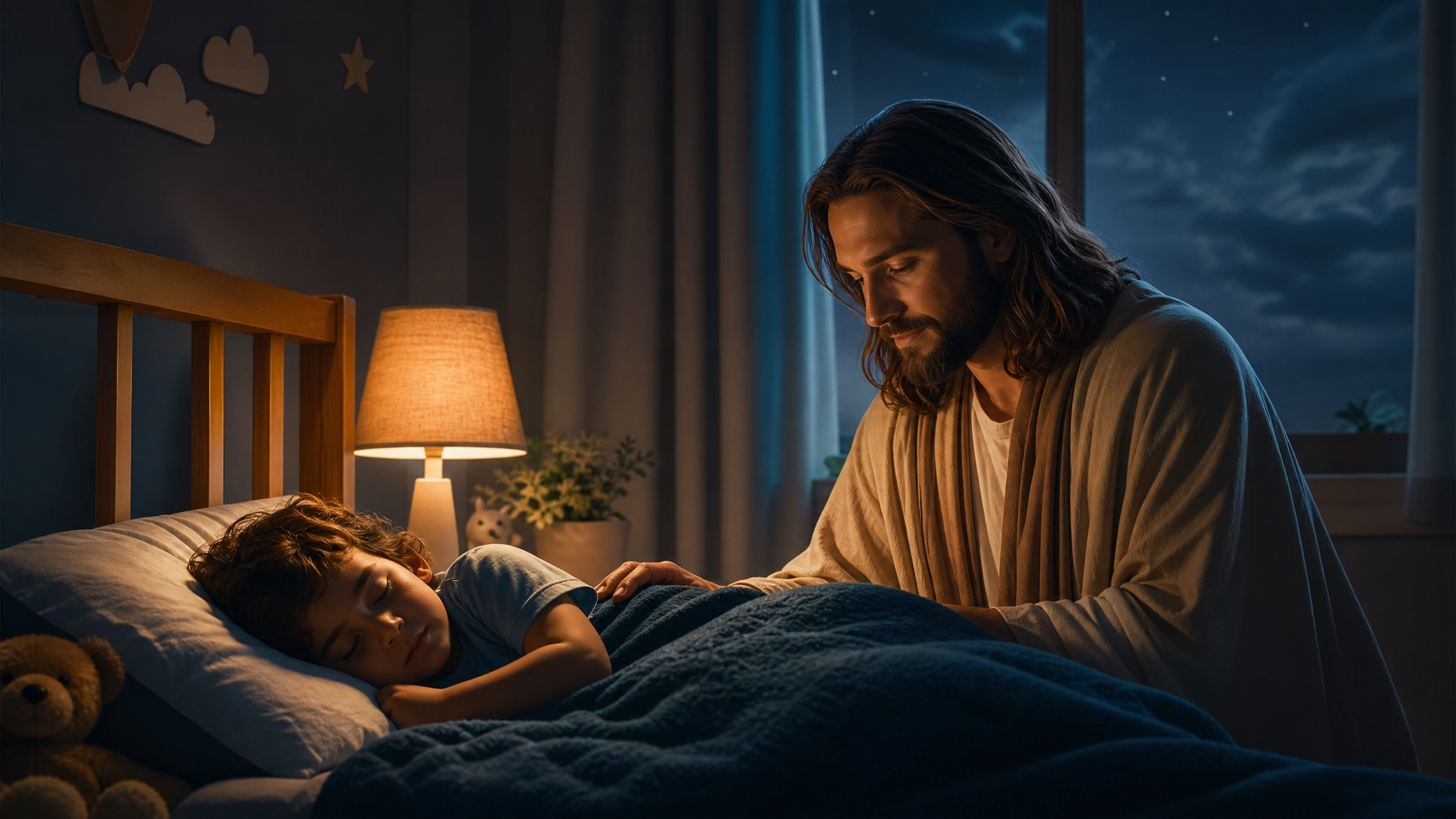 Capa da música Jesus Fica Aqui Enquanto Eu Durmo