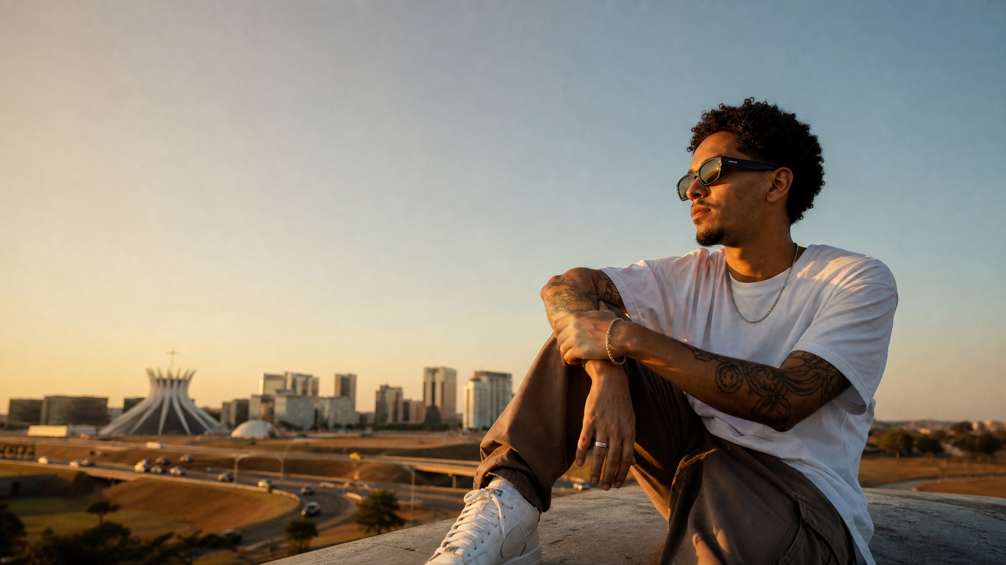 Capa ilustrativa da música Brasília no Beat