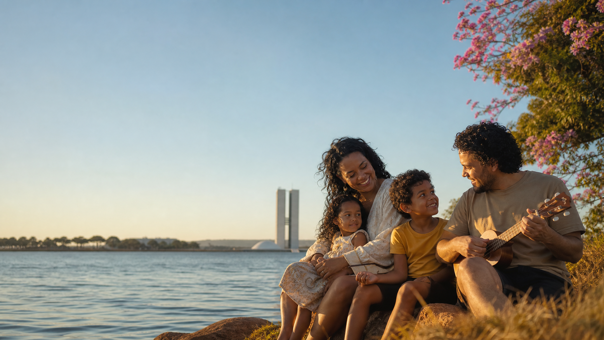 Capa ilustrativa da música Family Summer Day
