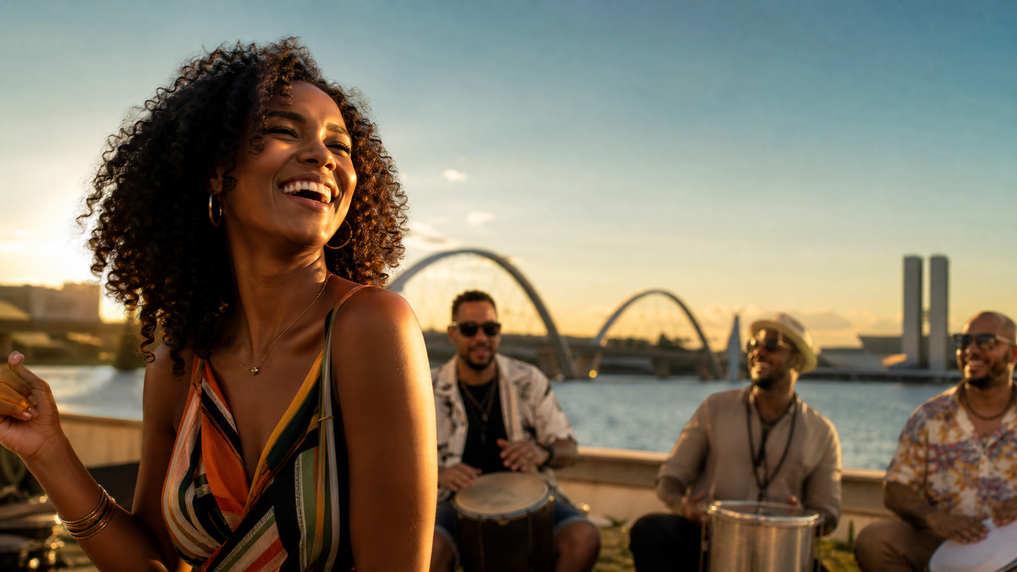 Capa ilustrativa da música Dia Bom Dá Samba