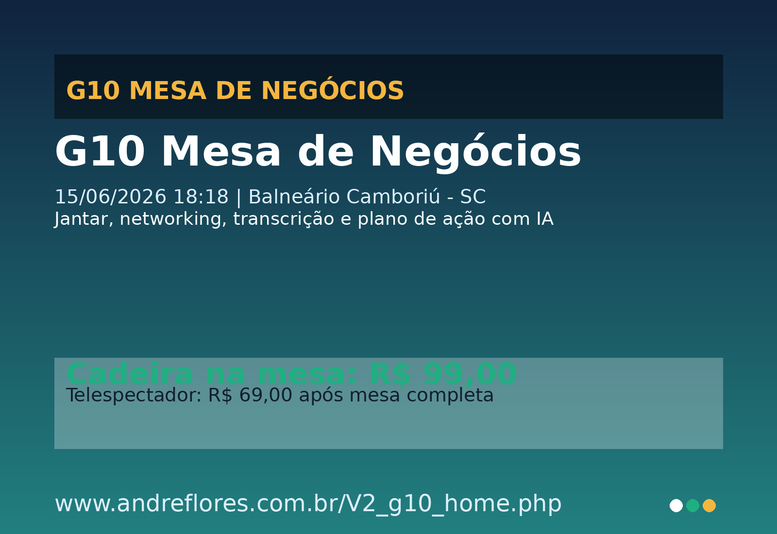 Mesa G10 - 15/06/2026 18:18