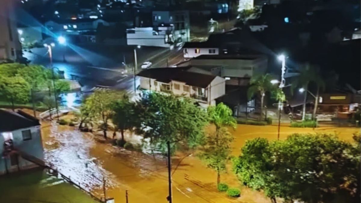 RS soma 41 cidades afetadas pelas chuvas; duas estão em situação de emergência e alerta prevê mais de 120 mm