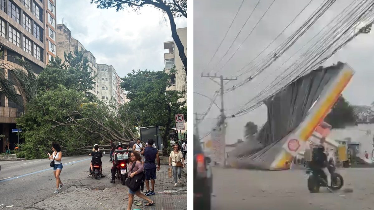 Após duas mortes, Rio de Janeiro alerta para ventos mais intensos com ‘risco de alto impacto’