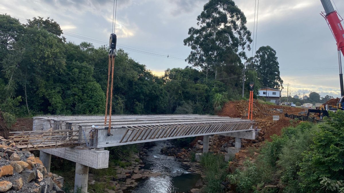 BR-282 terá mudanças com obras de R$ 30 milhões para construir nova ponte no Rio Iracema em SC