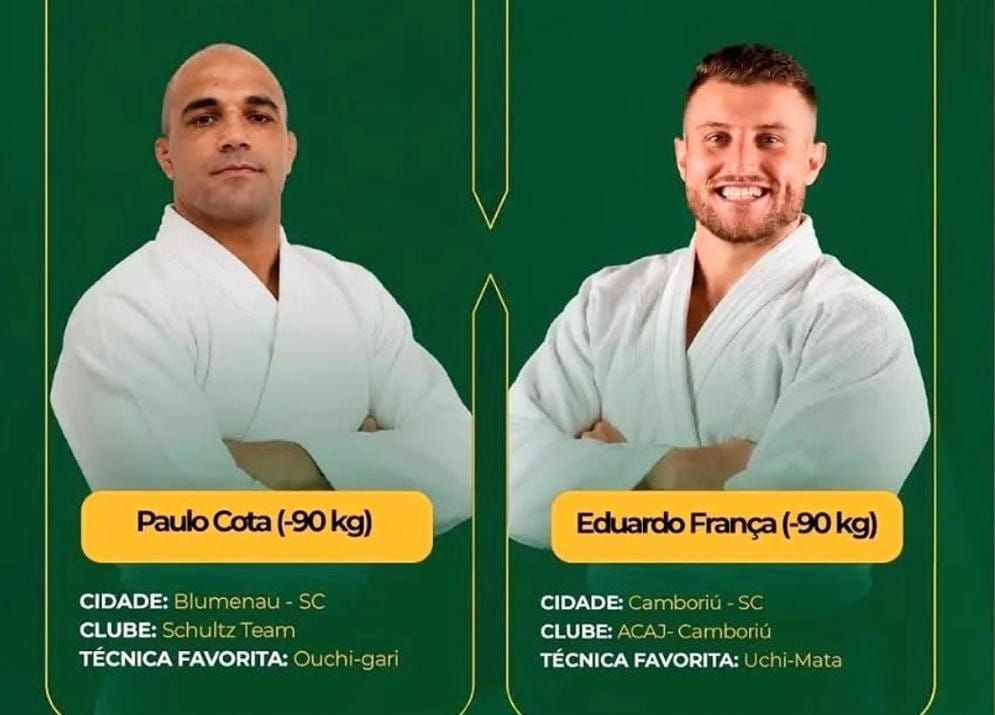 Camboriú marca presença no Desafio Blumenau x Santa Catarina com o judoca Eduardo França