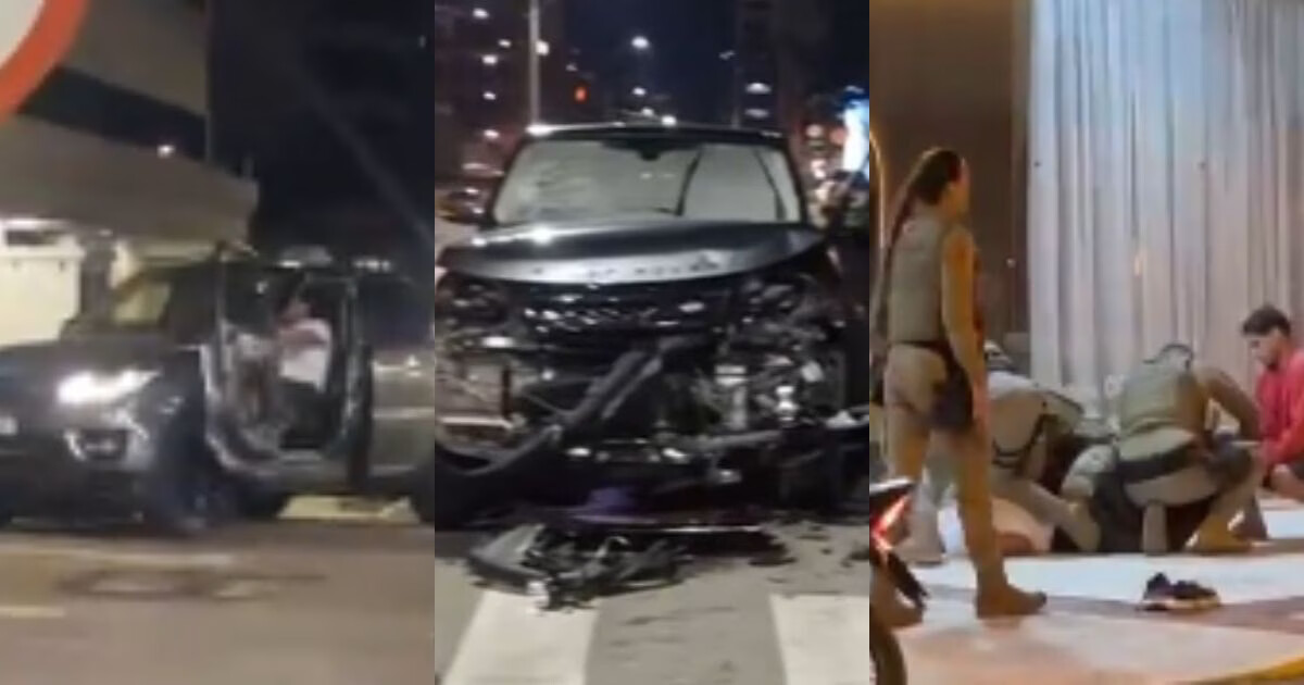 VÍDEO - Motorista é detido após causar série de colisões em Itapema e admite ter usado cocaína