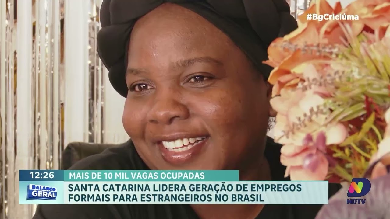 Santa Catarina lidera empregos formais para estrangeiros no país