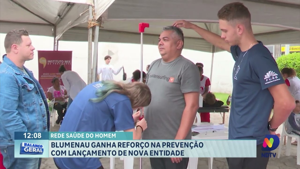 Rede saúde do homem: Blumenau ganha reforço na prevenção com lançamento de nova entidade