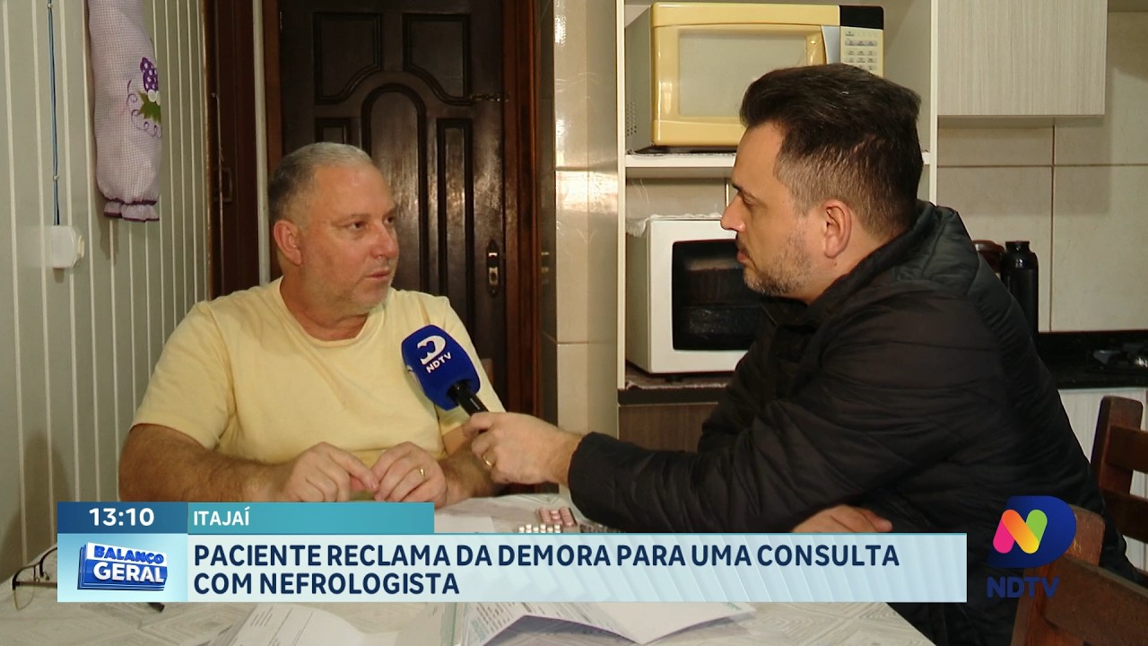 Paciente de Itajaí relata demora para consulta com nefrologista