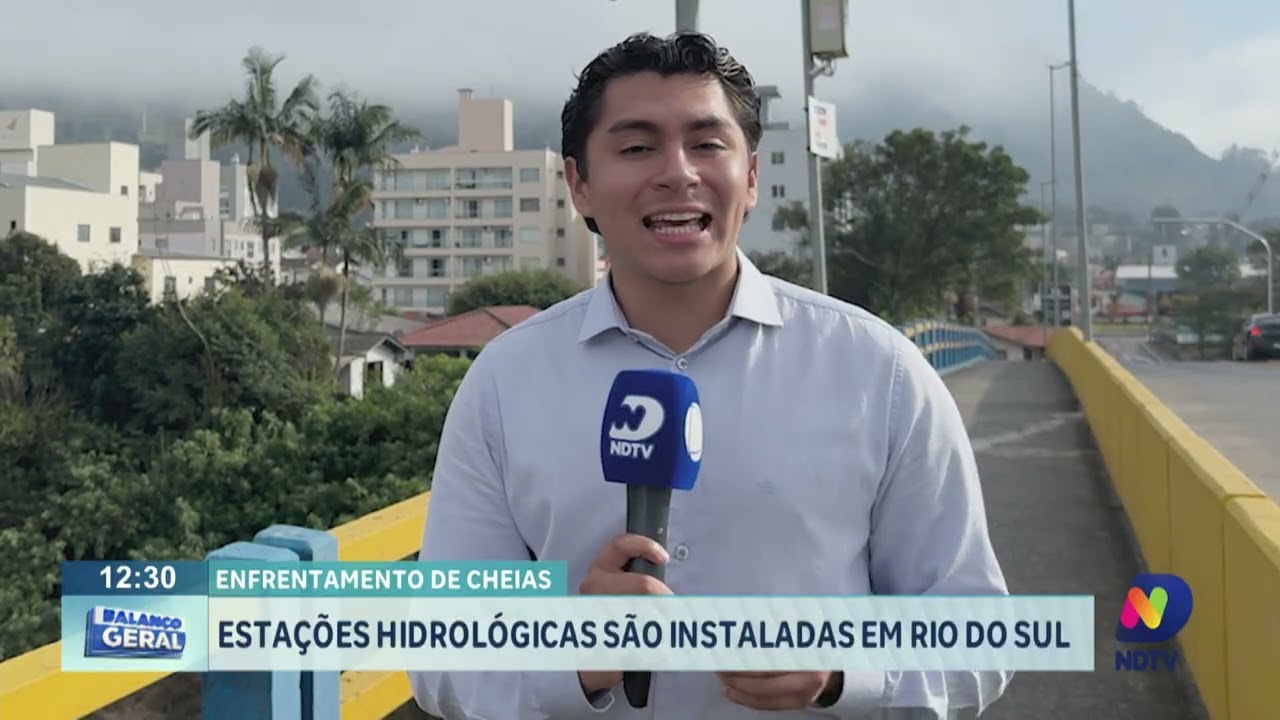 Enfrentamento de cheias: estações hidrológicas são instaladas em Rio do Sul