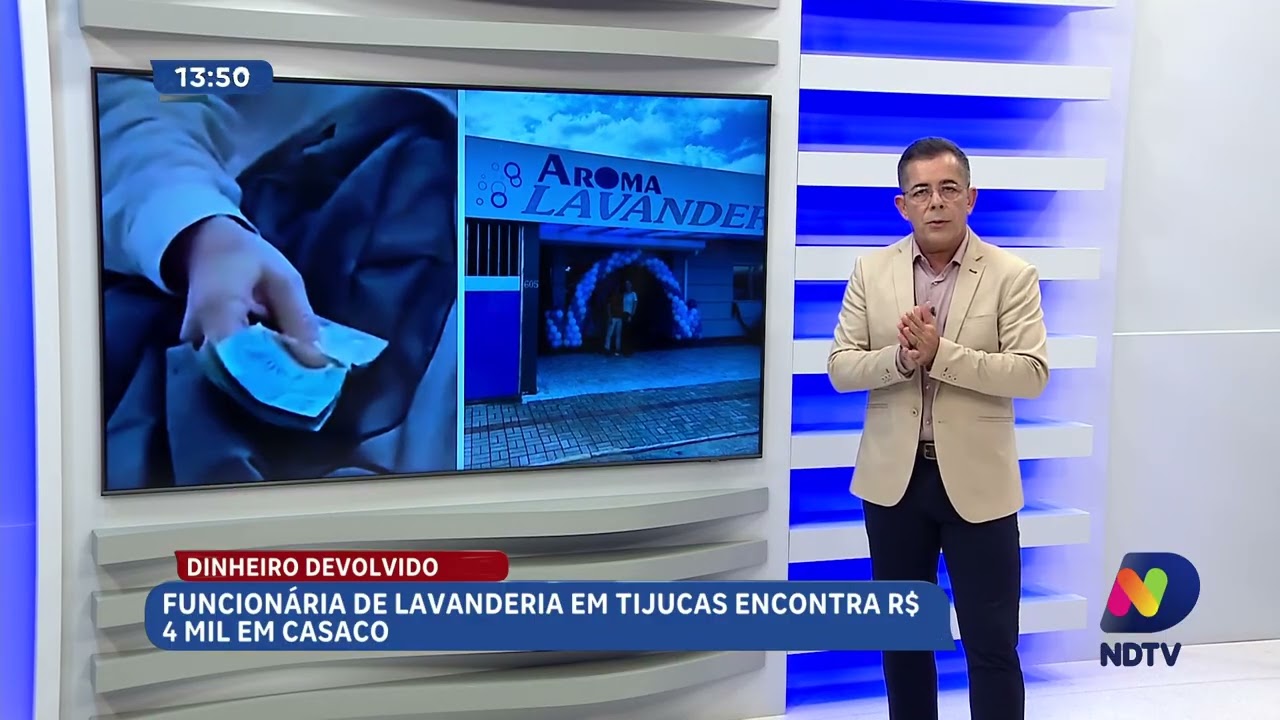 Funcionária encontra R$ 4 mil em casaco e devolve valor em Tijucas
