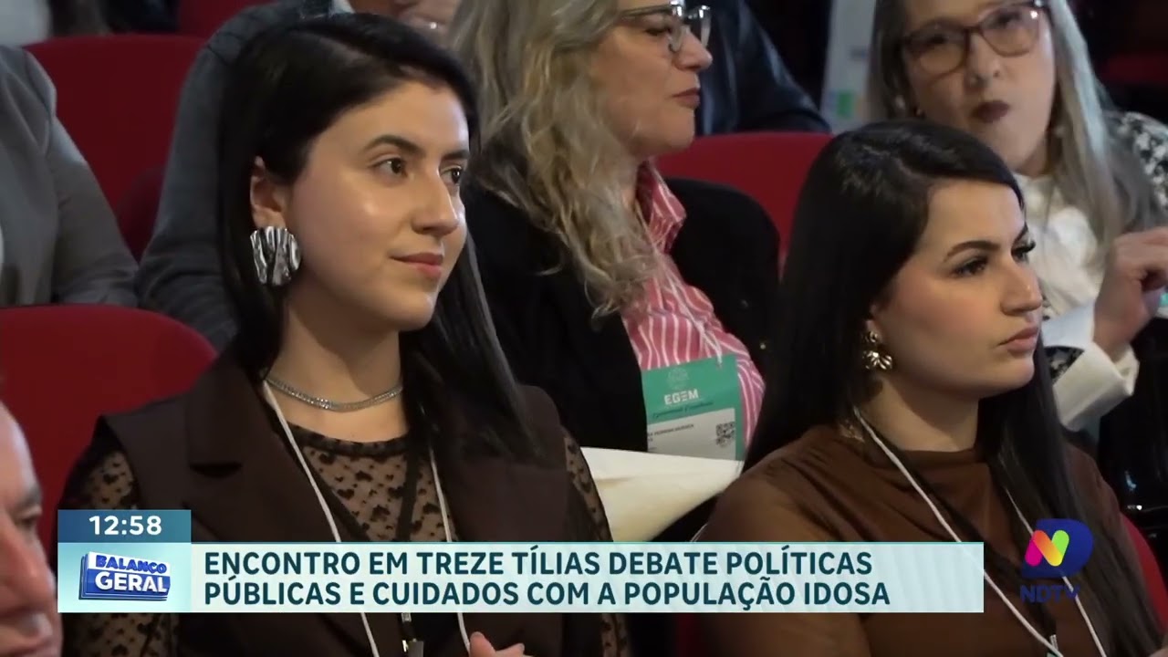 Evento em Treze Tílias discute envelhecimento e qualidade de vida